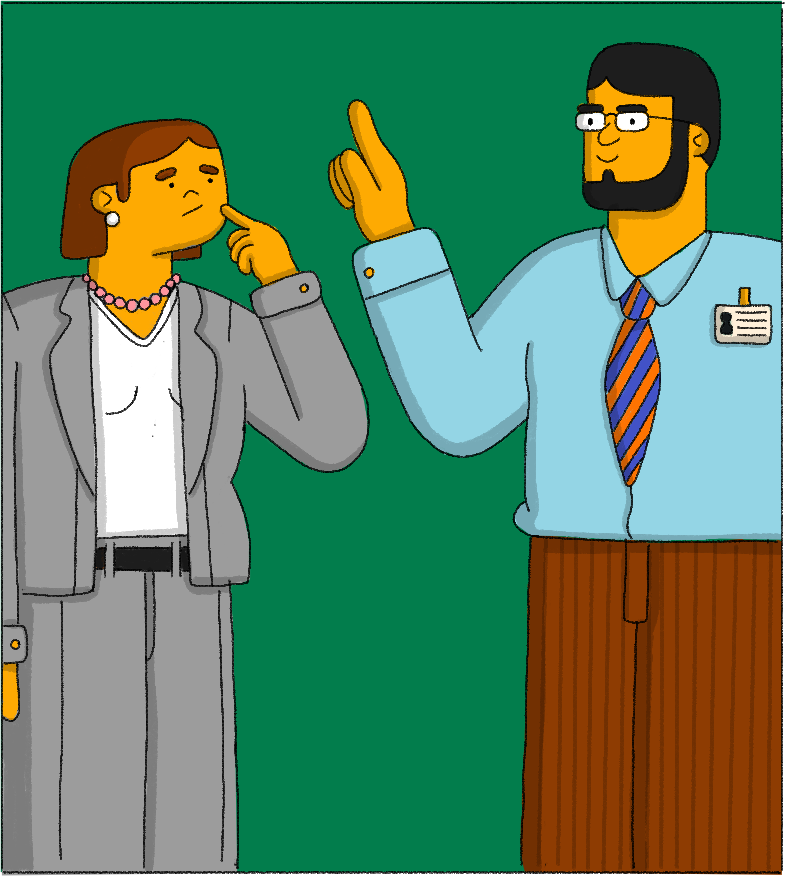 Rosy adulta e il consulente
