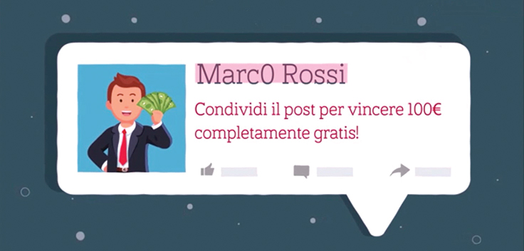 Come riconoscere una truffa sui social