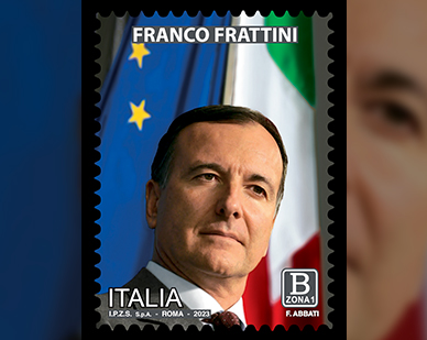 francobollo commemorativo Franco Frattini