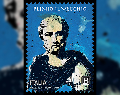 francobollo di Plinio il Vecchio