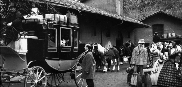 Rievocazione durante il centenario di Poste Italiane