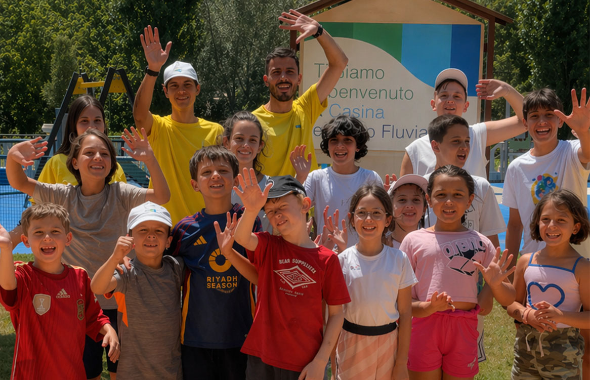 Casina Poste - Centro Estivo - immagine gruppo ragazzi 